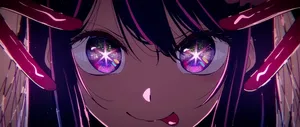 Starry Eyed Anime Character Wallpaper
