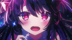 Starry Eyed Anime Character Wallpaper