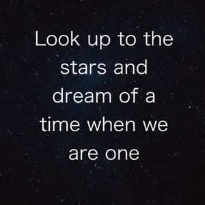Starry_ Inspirational_ Quote Wallpaper