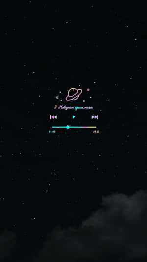 Starry_ Music_ Player_ Screen Wallpaper