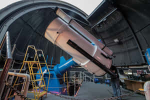 Starry Night At The Observatory Wallpaper