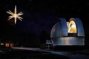 Starry Night At The Observatory Wallpaper