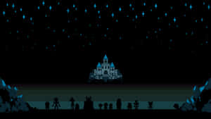 Starry Night Castleand Characters Wallpaper