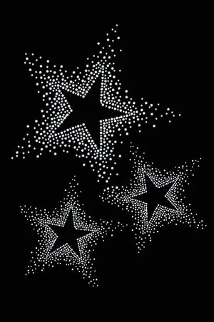Starry Night Dot Design Wallpaper