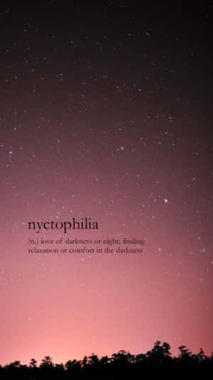 Starry Night Nyctophilia Definition Wallpaper
