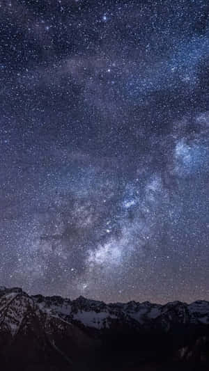 Starry Night Sky 1080 X 1920 Wallpaper