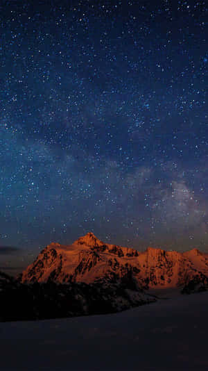 Starry Night Sky 750 X 1334 Wallpaper