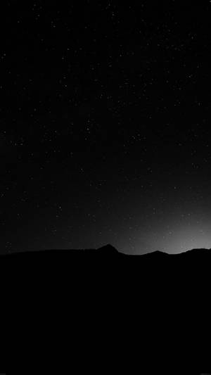 Starry Night Sky Black Iphone 6 Plus Wallpaper