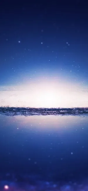 Starry Night Sky Reflection Wallpaper