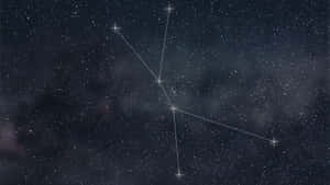 Starry Night With Constellations Wallpaper