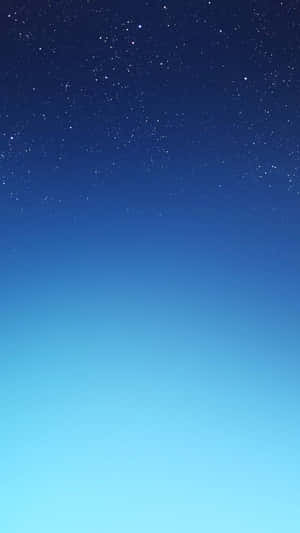 Starry Nightto Blue Ombre Gradient Wallpaper