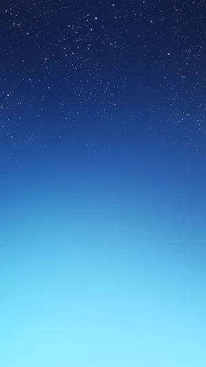 Starry Nightto Blue Ombre Gradient Wallpaper