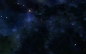 Stars In Blue Universe Wallpaper