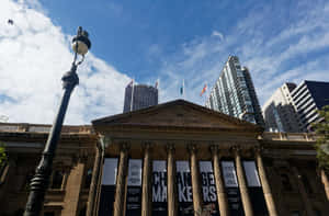 State Librarywith Changemakers Banner Wallpaper