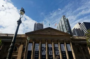 State Librarywith Changemakers Banner Wallpaper