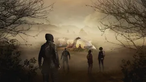 State_of_ Decay_2_ Survivors_and_ Crashed_ Plane Wallpaper