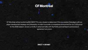 Statement Released By Cf Montréal Wallpaper