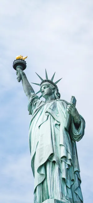 Statueof Liberty Vertical View Wallpaper