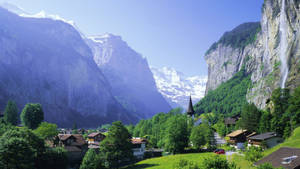 Staubbach Falls Switzerland Wallpaper