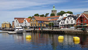 Stavanger Norway Harbor View Wallpaper