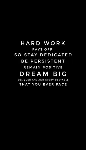 Stay Dedicated Inspirational Quote Wallpaper