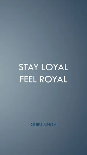 Stay Loyal Vertical Graphics Wallpaper
