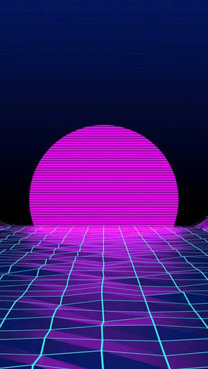 Stay On Trend With The Vaporwave Iphone! Wallpaper