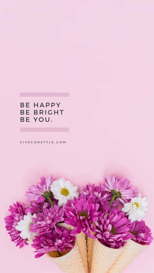 Stay Positive And Be Happy Wallpaper