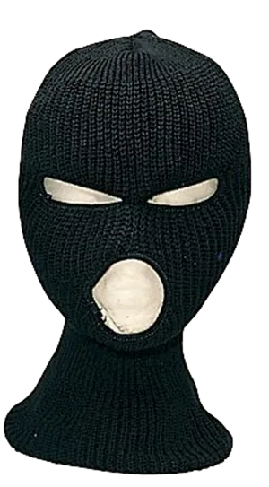 Stay Protected With A Black Ski Mask. Wallpaper