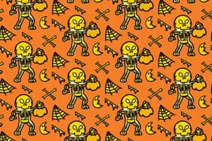 Stay Undead This Halloween In Spectacular Skeleton Costumes! Wallpaper