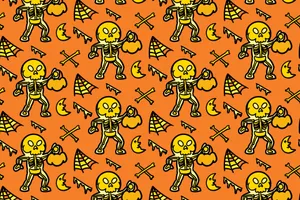 Stay Undead This Halloween In Spectacular Skeleton Costumes! Wallpaper