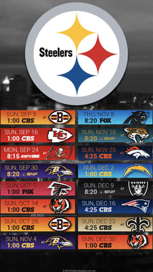 Stay Up-to-date With The Latest From The Steelers On Your Iphone Wallpaper