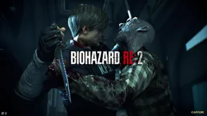 Stay Vigilant And Explore The Horror Of The Resident Evil 2 Remake Wallpaper
