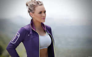 Stay Warm In Style With A Purple Jacket Wallpaper