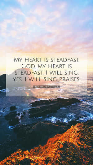 Steadfast Heart Inspiration Wallpaper