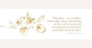 Steadfast Inspirational Scripture Art Wallpaper