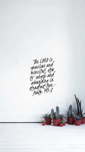 Steadfast Love Scripture Wall Art Wallpaper
