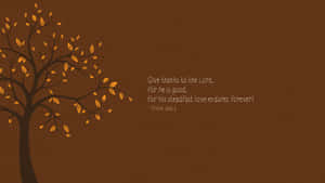 Steadfast Love Tree Graphic Wallpaper