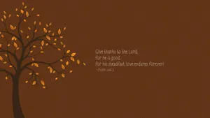Steadfast Love Tree Graphic Wallpaper