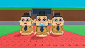 Steal A Brainrot Characters Wallpaper