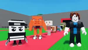 Steal A Brainrot Characters Wallpaper