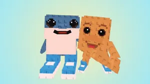 Steal A Brainrot Characters Wallpaper