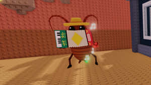 Steal A Brainrot Keyboard Bug Wallpaper