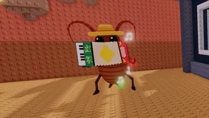 Steal A Brainrot Keyboard Bug Wallpaper