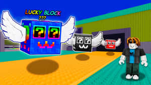 Steal A Brainrot Lucky Block Wallpaper