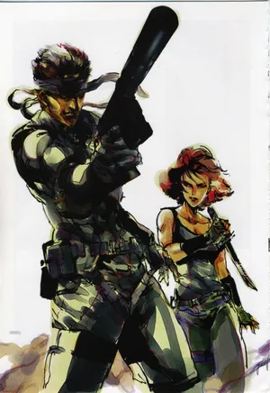 Stealth Master - Solid Snake From Metal Gear Series Wallpaper