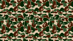 Stealth Mode - Green Camo Keeping You Hidden Wallpaper