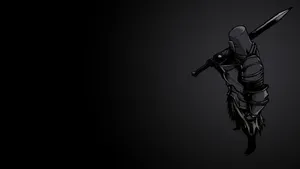 Stealthy Black Knight Wallpaper