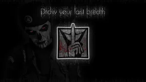 Stealthy Caveira In Action In Rainbow Six Siege Wallpaper