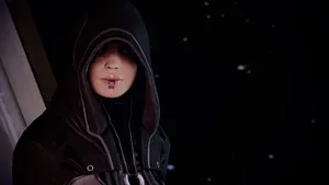 Stealthy Kasumi Goto In Action Wallpaper